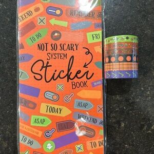 The Daily Grind Planner - halloween stickers and washi
